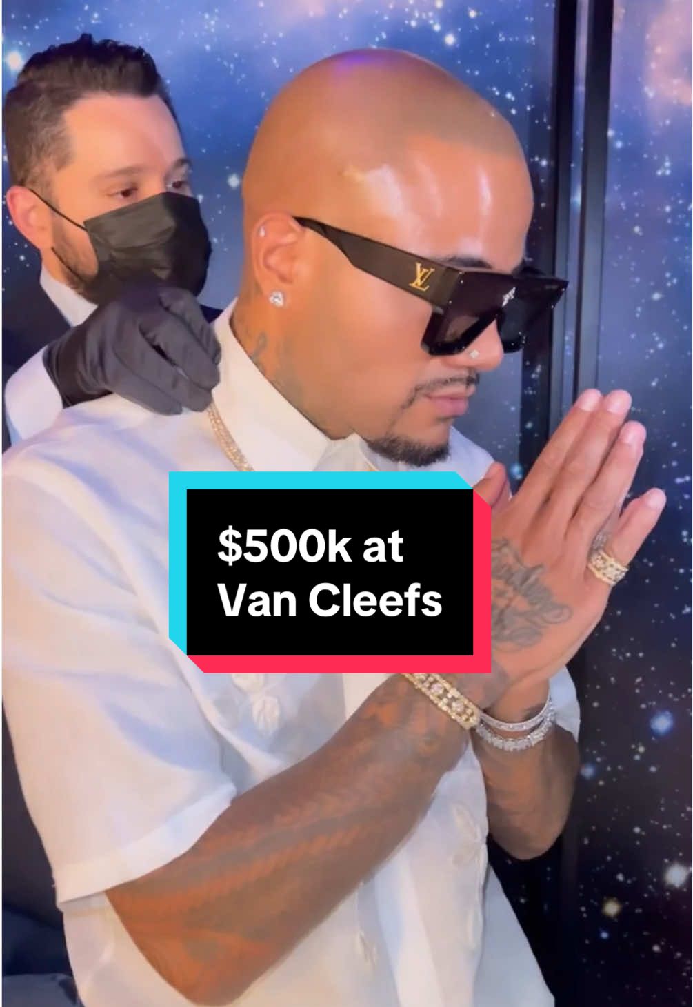 I believed in myself and my capabilities not because of ego but because I know how hard I’m willing 2 grind. Half a M on the drip 💧 When it comes to high jewelry for me nothing beats Van Cleef and Arpels. #vancleefarpels 