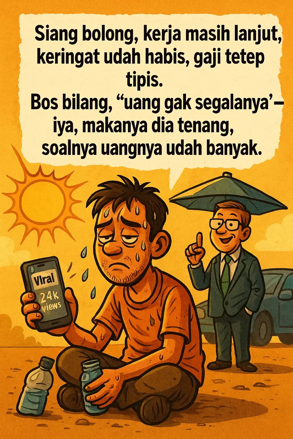 #miskin #kaya #boke