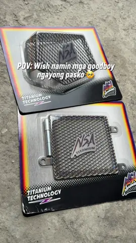 NSA TITANIUM RADIATOR COVER #foryou #covertitanium #nsatitanium @NSA PERFORMANCE PH 