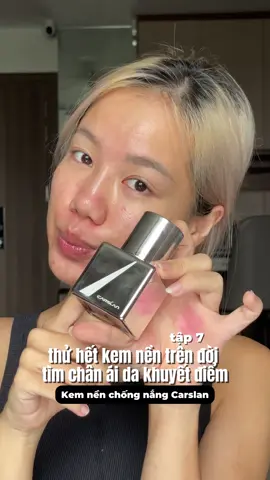 Test kem nền chống nắng Carslan #NVNM #chekhuyetdiem #kemnenchongnang #carslan #carslancrushbrandday 