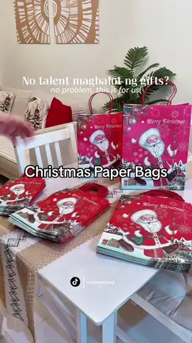 Hindi ka na mauubusan ng pang balot ng gifts at less pagod pa. Available in 3 sizes. 30pcs na to. Pwede din pang negosyo! Add to cart na, para ready ka na sa Pasko!✨ #christmaspaperbag #christmasgiftbag #kraftbag #paperbag #christmas 