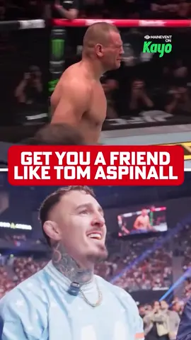 We all need a mate like Tom Aspinall in our lives...🥹🥰 #UFC321 📆 Oct 26 ⏰ 5:00am AEST 📺 @maineventtv on @kayosports #MMA #UFC #UFCNews #TomAspinall