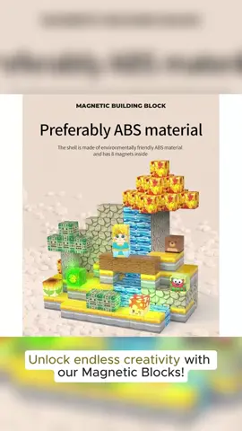 Magnetic Blocks 200 Piece Build Knight Princess World Magnet Game Set, Stem Educational Toy for Toddlers, Safe Play for Children Ages 3+ #buildingblocks #legos #legoset #magneticbuildingblocks #legosets #magneticblocksforkids #megabloks #legobricks #buildingbricks #buildingblockstoys