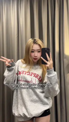 sweater xinh là phải lên liền #sweater #áothuntaydai #myoutfit #dailyoutfits #teezin 