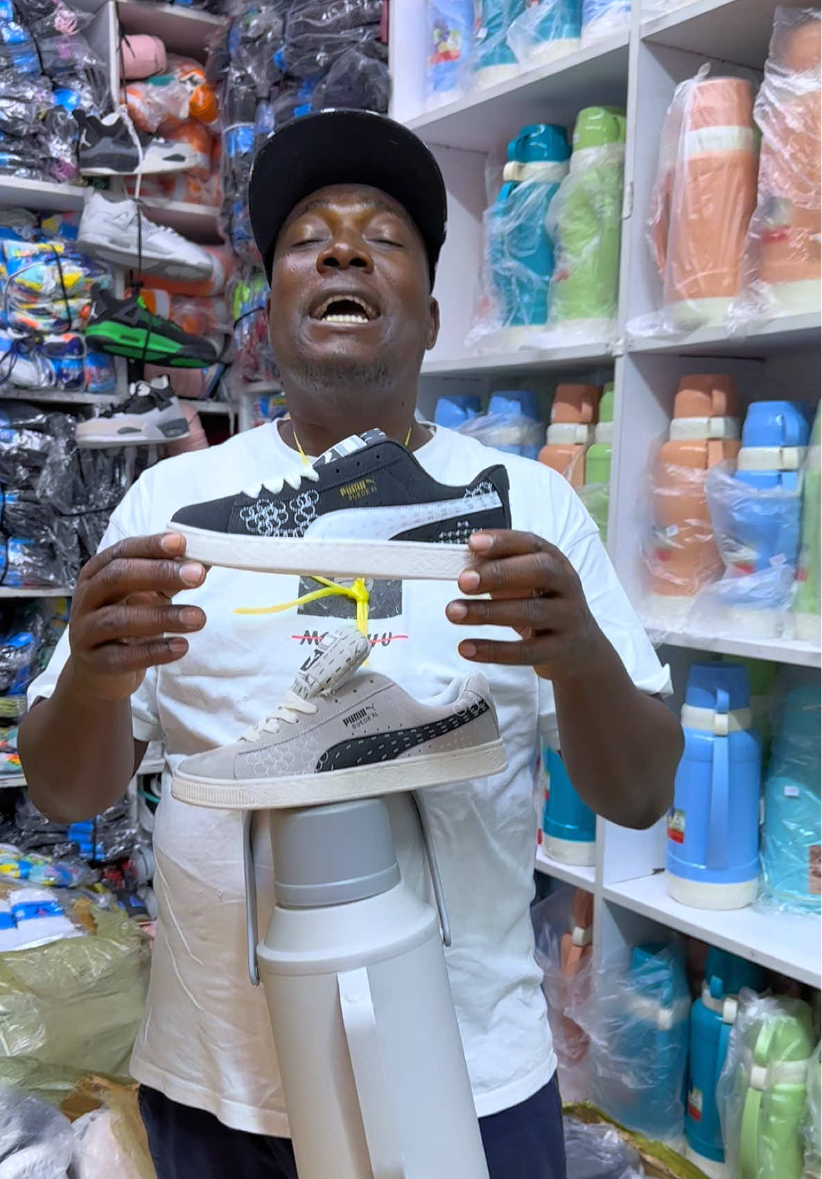 Puma sneakers Size 37 - 45 900/- Shop with us at RNG Plaza, 3rd Floor, Shops FC8 and FC9, along Ronald Ngala Street. We stock shoes, carpets, suitcases, smart watches, tablets, and water bottles. We are open Monday to Sunday, 8:30 AM to 7:30 PM. We also have branches at: Beaver House, Mezzanine Floor, Shop M30 Tom Mboya Street Kitchenware, utensils, duvets, bedsheets, and curtains Superior Centre, Basement Shop B4, Next to HH Towers, Kenyatta Avenue Electronics, appliances, men’s and women’s clothes, underwear, Stanley mugs, and more Call us on 0.7.4.7.9.0.0.9.0.0 Shop online at [www.hiii-style.com] #pumasneakers #900bob #affordableshoes #hiistylekenya 