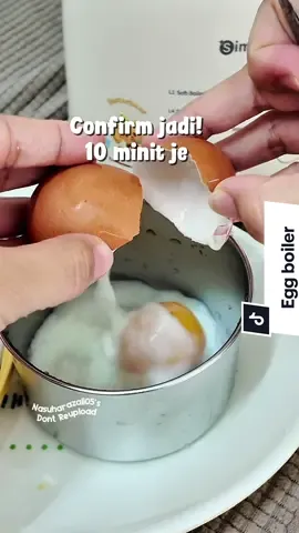 Best ye ada ni! Anti gagal telur-2 ku#simplusXButterbear ##tiktokshopsuperbranddaymy #simplusmy #eggmaker @simplus.my #eggboiler 
