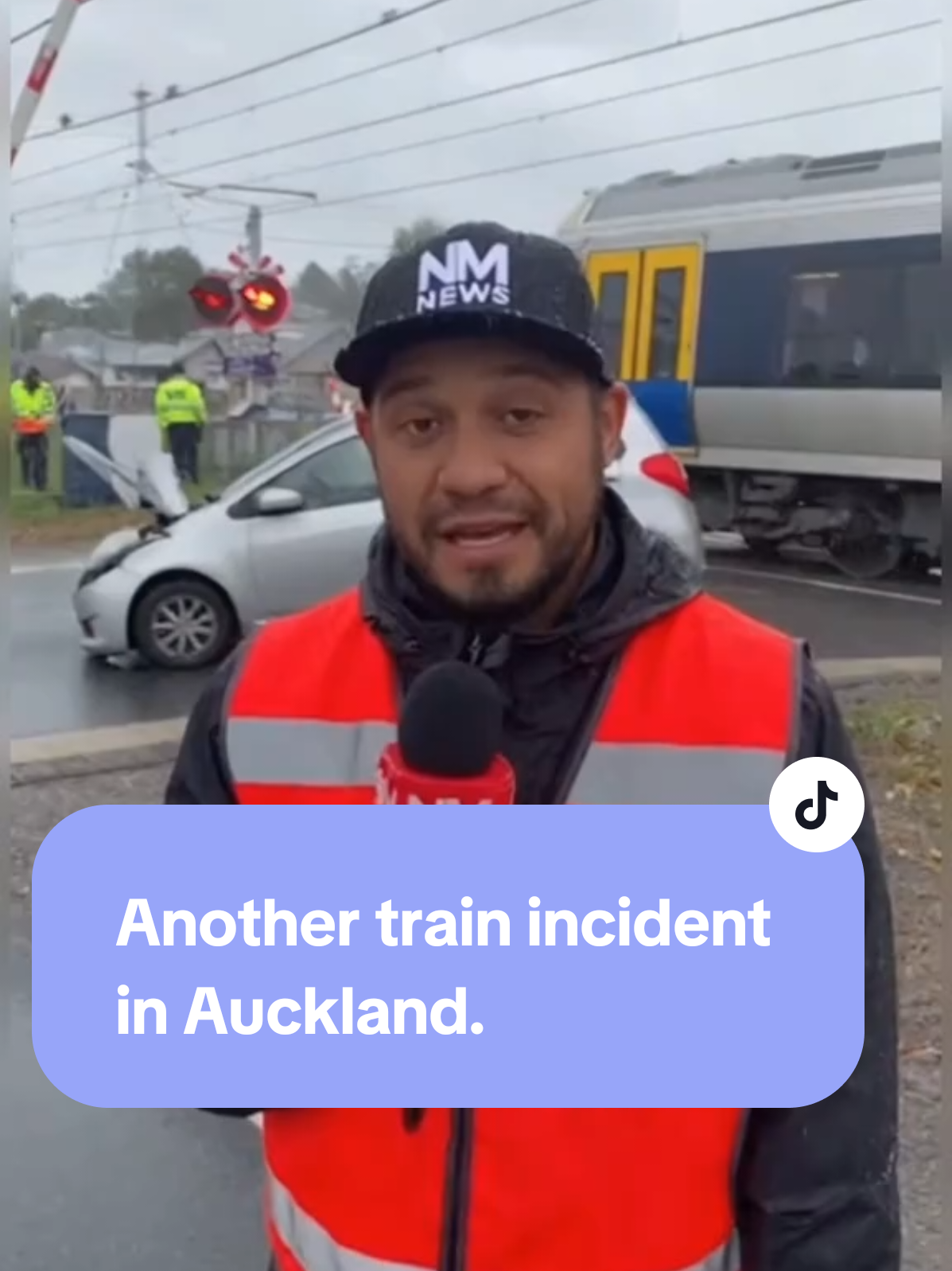 this is the third train collision this week so of course Nec minute went to investigate 🔎 #Newzealand #news #comedy #Auckland 