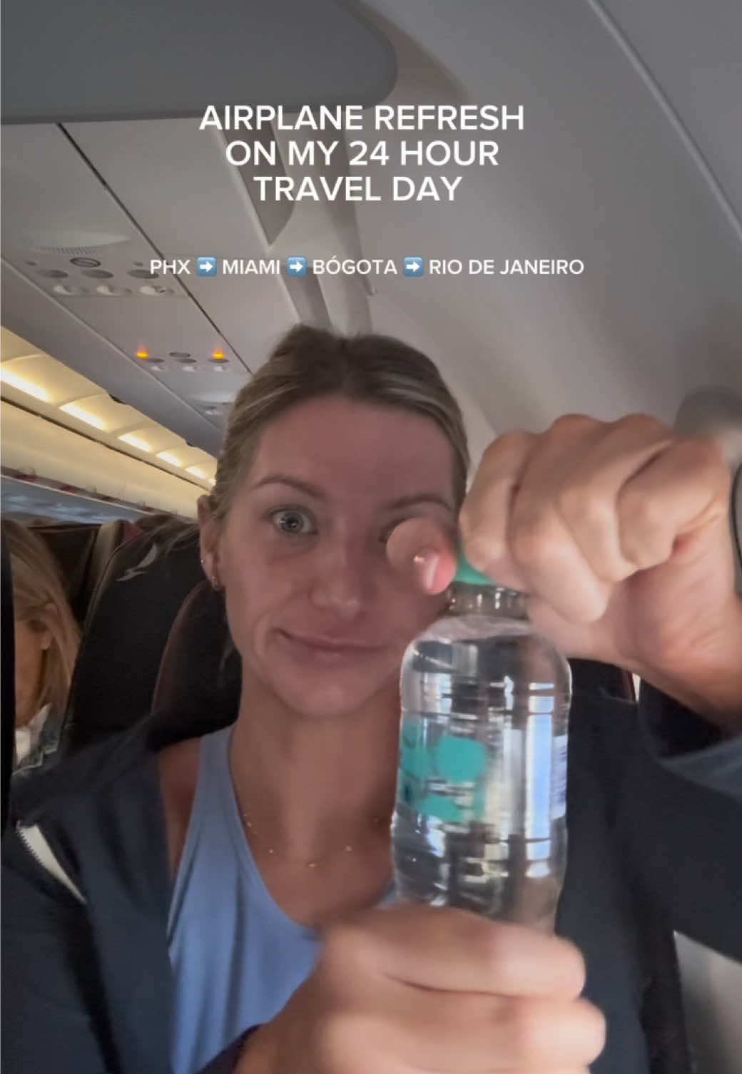 Some travel essentials ✈️  @Cetaphil US face wipes, @Emergen-C vitamin c crystals (love these because you don’t need water, @Clean Simple Eats electrolytes & @GlyMed Plus Skincare lip balm 🤍 always travel in @Vuori Clothing  #traveltok #travelessentials #traveltiktok #skincare #airplaneskincare 