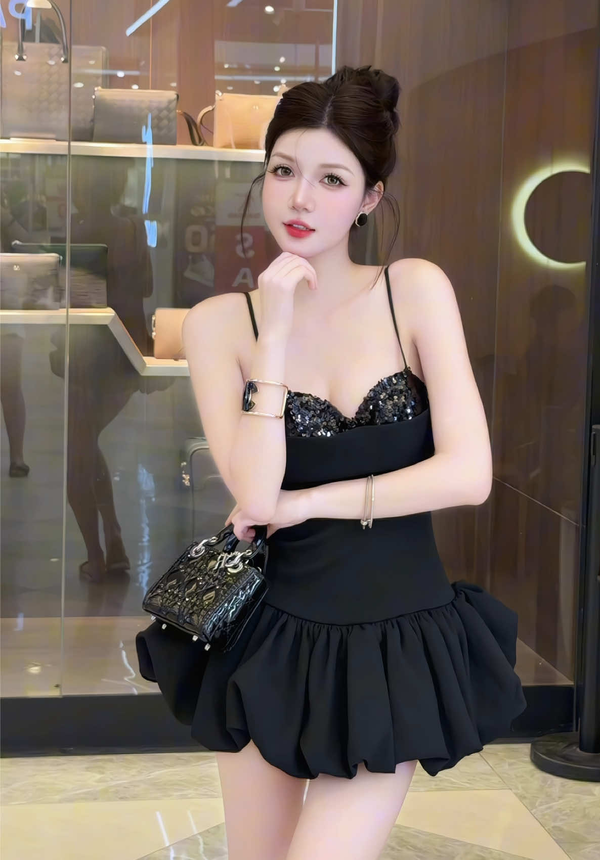 Váy sẵn nhà e ạ #xuhuong #xuhuongtiktok #fyp #trangbaly #TikTokAwardsVN 