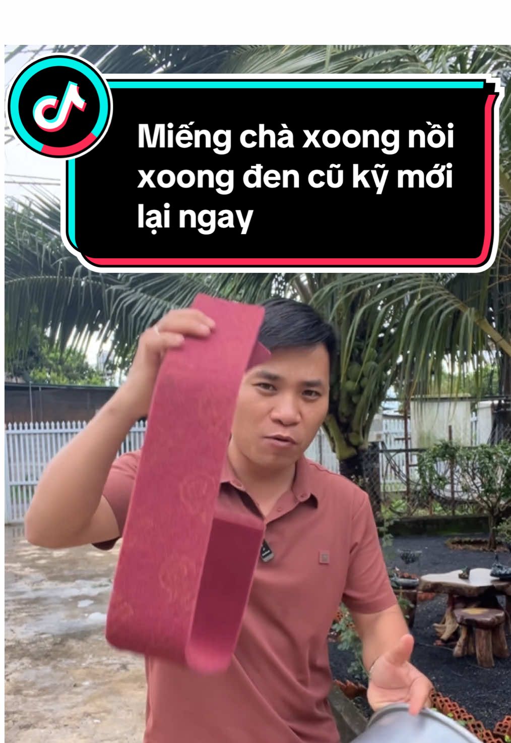 Xoong nồi đen đến đâu, miếng này “xử” hết #ongbonongdanreview #miengchanoi #miengchaxoongnoi #chaxoongnoi 