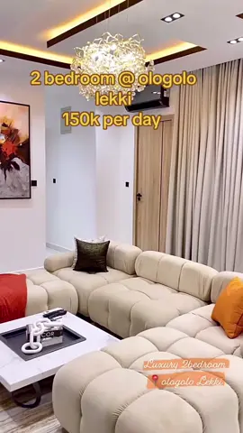 2-Bedroom | 2nd Floor – Ologolo, Lekki with PS5 (side attraction, less than 2 kilometers to Dominos Pizza and Prince Ebeano Supermarket) Available from today ✅ 150k per night  50,000 caution