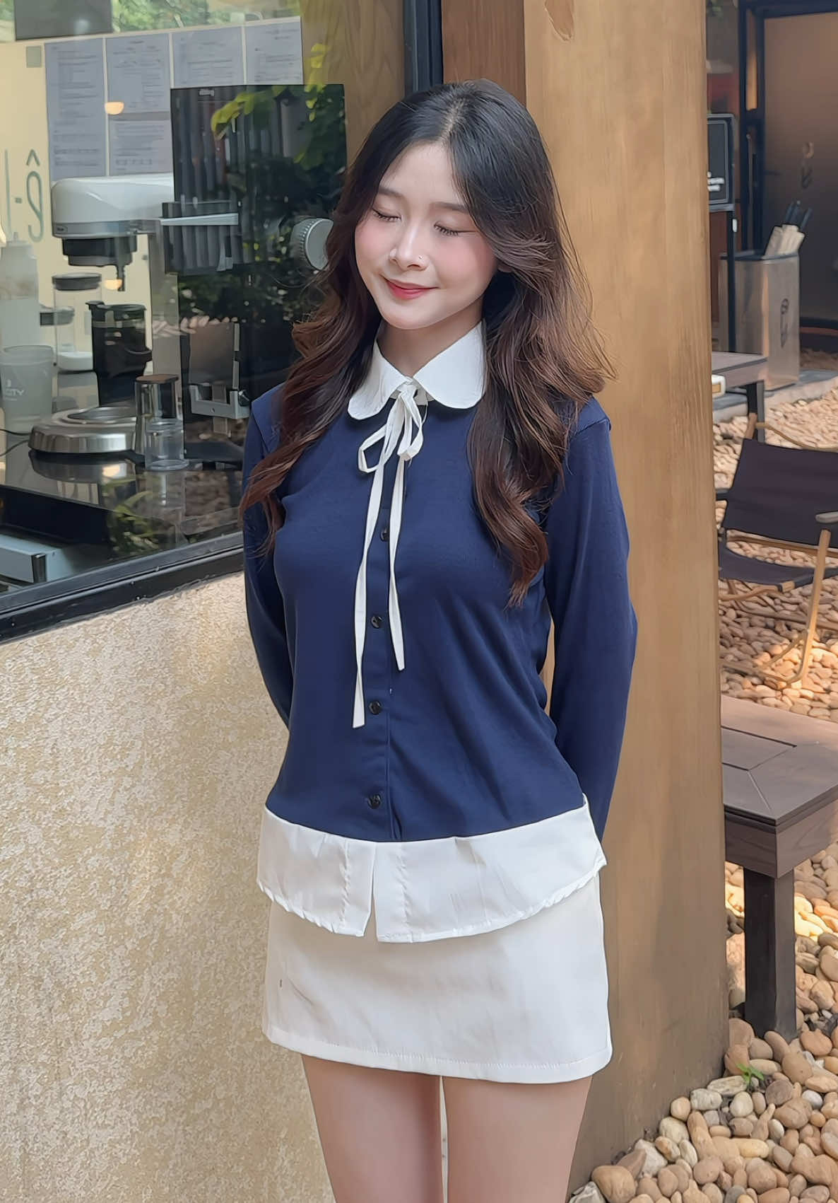 Xink xink kiểu Hàn Quắc á 🇰🇷 #TIMO #áothun #cadigan #thoitrangnu #áokiểu 