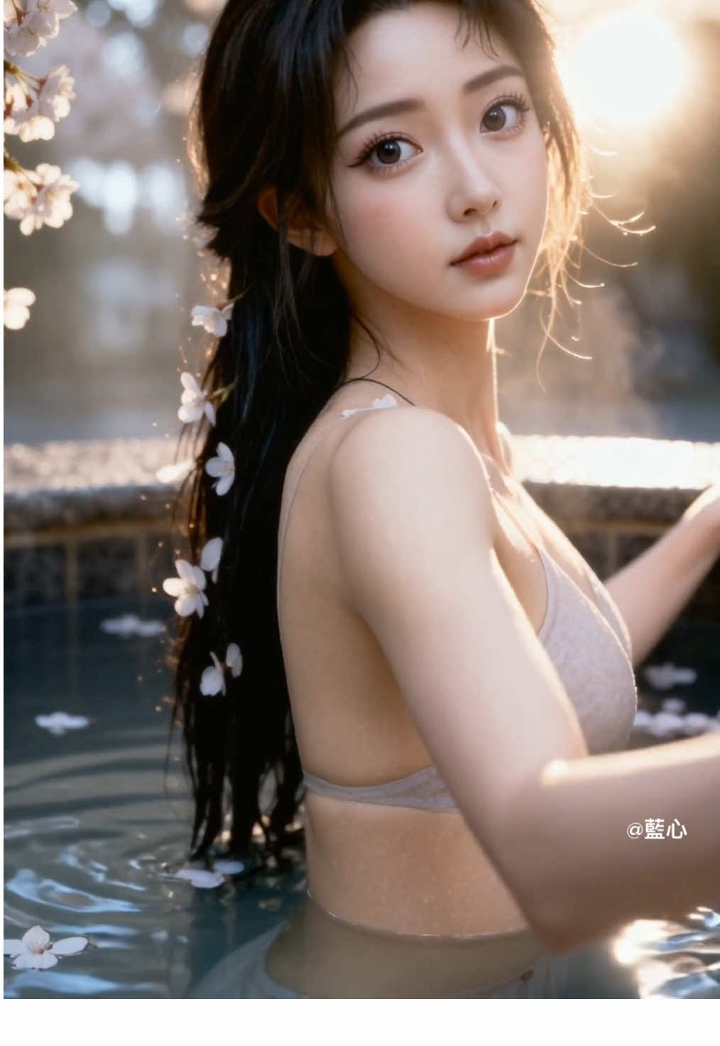 宋玉温泉沐浴🧖‍♀️ #ai创作浪潮计划  #凡人修仙传宋玉 #元瑶沐浴 #温泉 #可灵ai  @藍心 