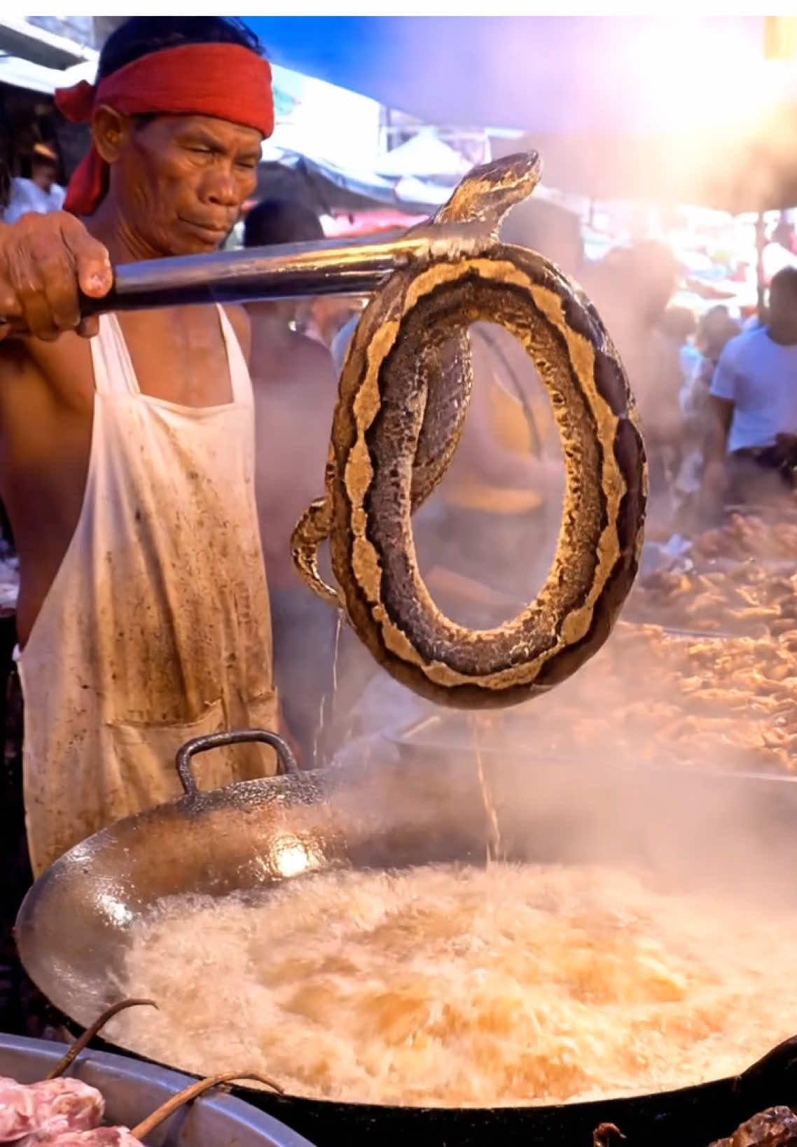 Life at a Wild Meet Market #seafood #food #fish #cooking #animalsmarket 