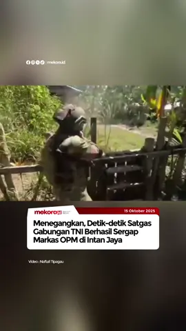 Satgas Gabungan TNI (Satgas Rajawali II) kuasai markas besar Kodap VIII Soanggama di Papua tanpa korban jiwa! Dalam operasi terpadu yang digelar Rabu (15/10), pasukan gabungan TNI melumpuhkan 14 anggota OPM, termasuk dua tokoh utama — Agus dan Zakaria Kogoya. Dari lokasi, TNI menyita 4 senjata api, amunisi, alat komunikasi, dan dokumen penting. Aksi ini disebut sebagai pukulan telak bagi kelompok bersenjata di Papua. #InilahNews #OperasiTNI #Papua #SatgasRajawali #NKRIHargaMati  