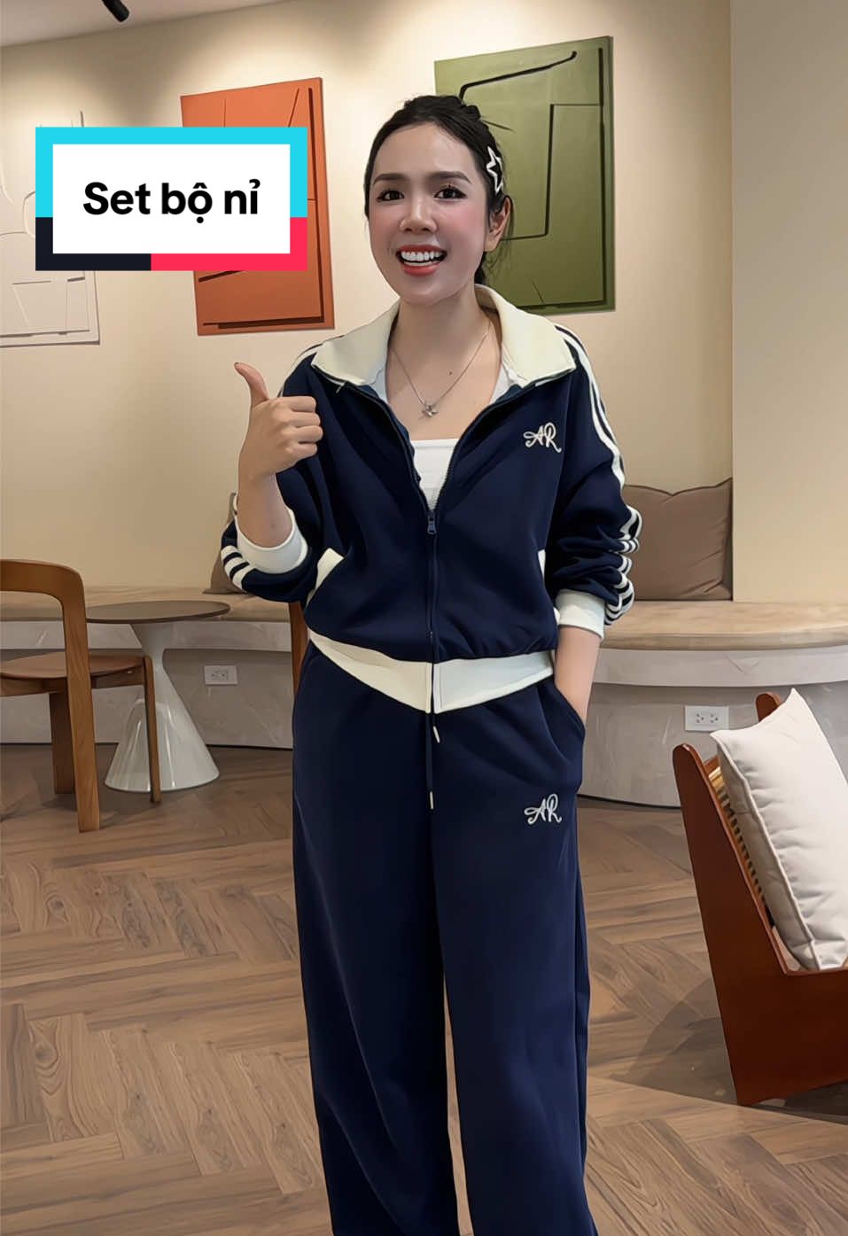 Set bộ nỉ mặc tiện #trangchoichang25 #thoitrangnu #thoitrang #setboni #setni 