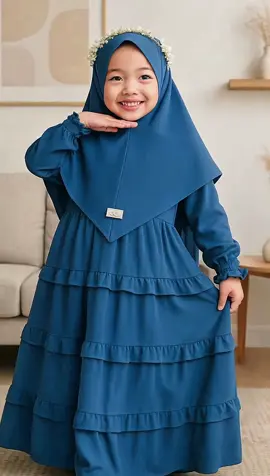 Baju gamis syari’i anak #gamisanak #gamislebaran #gamismurah #gamiskekinian #gamiscantik 