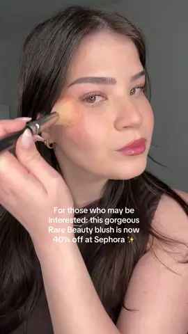 @Rare Beauty @SEPHORA AUS + NZ seems to be all powder blush shades! I’m using ‘Cheer’ in this video 💖 my absolute favourite #rarebeauty #sephorasale #rarebeautypowderblush #makeup 