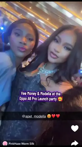 Vee Money & Modella at the  Oppo A6 Pro Launch party 🥰 #Victoria #victoriabbn #victoriauvo #bbnaijas9  #bbnaija 
