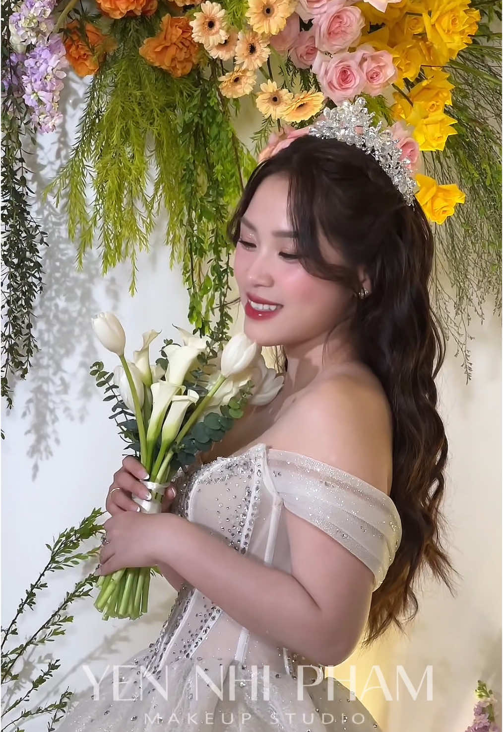 Nàng công chúa tối nay 🧚🏻‍♀️ #yennhiphammakeup #makeupsaigon #makeupevent #makeupcodau #xuhuong #pyfツviral_❤ 