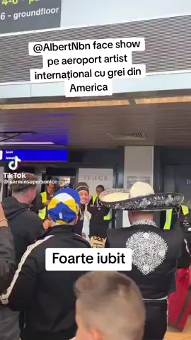 @ItsBetoBih face show la aeroport, întâmpinat de multa lume#viralvideo #fyp #viral #foryou #romania 