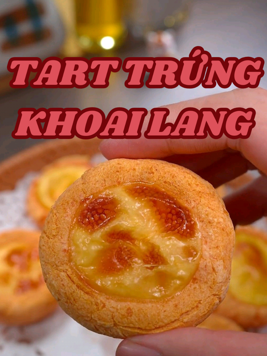 TART TRỨNG KHOAI LANG #food #cookez #homnayangi 