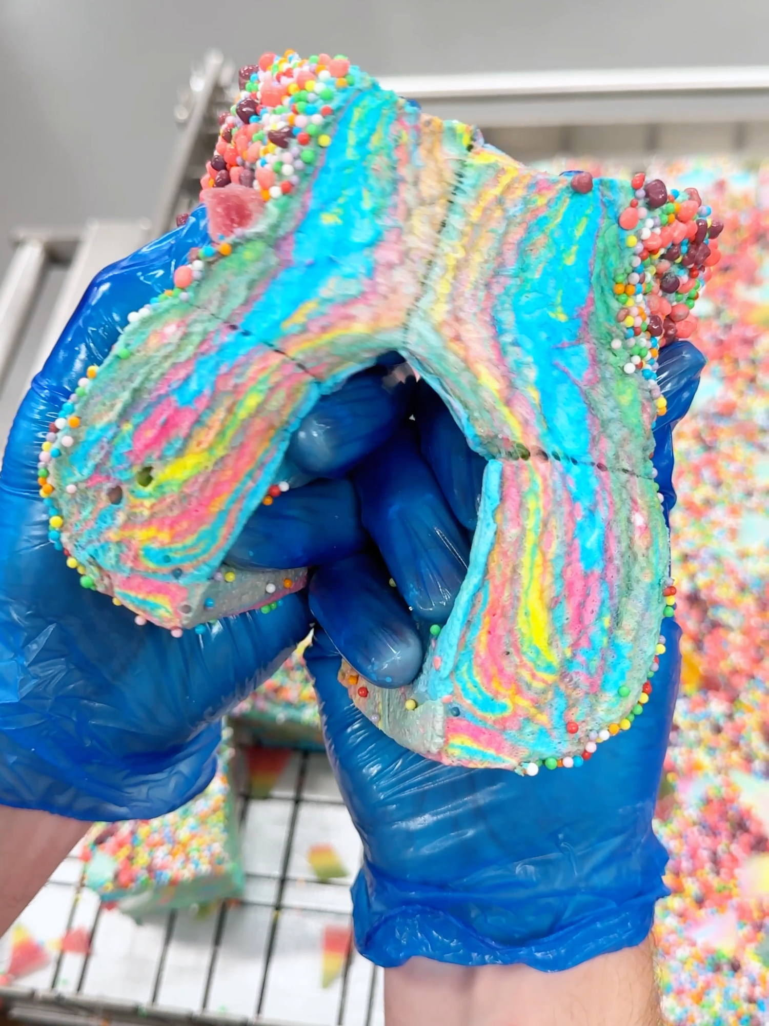 Is this the Most Extra Marshmallow Ever?! ✨ Let me know if you want to try this flavour! #Marshmallow #handmade #fyp #candytok #SmallBusiness #satisfying #sour