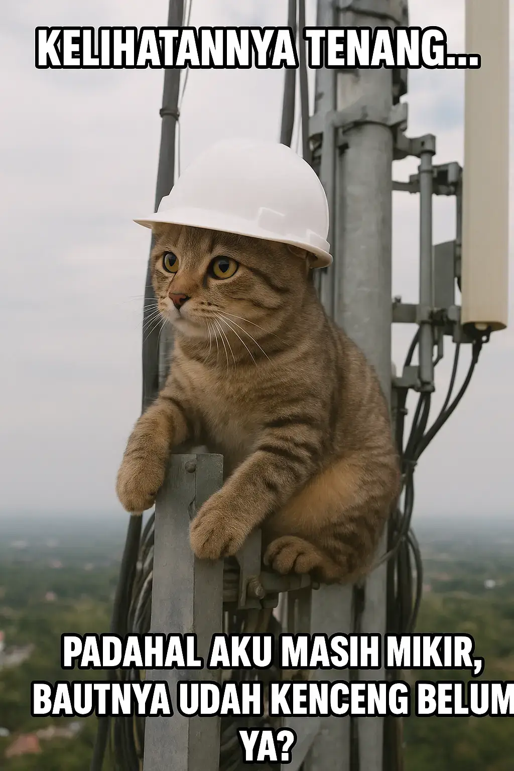 udah belum yaa 🥲  #telekomunikasi #towertelekomunikasi #telekomunikasiindonesia 