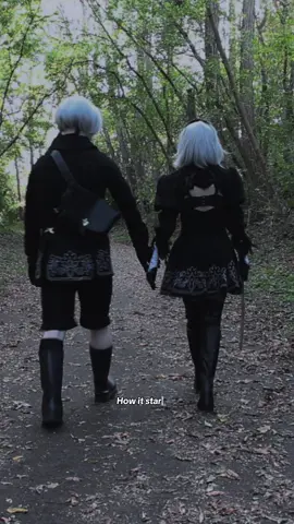🥲 #nierautomata #9s #2b #sad #nierautomatacosplay 