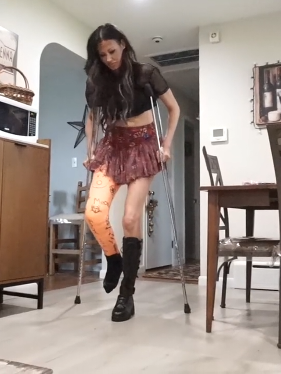 Beautiful angled LLC 🥰 #llc #angled #crutches 