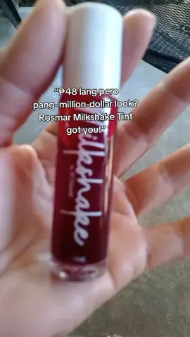 ROSMAR Milkshake Lip & Cheek Tint  Ang paborito ng lahat — mura na, long-lasting pa!  Waterproof  Transferproof  Kissproof  Highly pigmented kaya isang glide lang, pak na pak agad ang kulay! Pwede sa lips at cheeks, perfect para sa everyday look o kahit sa night out! Available sa mga shades na Strawberry, Cherry, Bubblegum, at iba pa — lahat swak sa skin tone mo! Presyong abot-kaya, ganda na pangmatagalan!Presyo: ₱48 lang! #RosmarMilkshakeTint #LipAndCheekTint #AffordableBeauty #KissproofTint #MakeupPH 