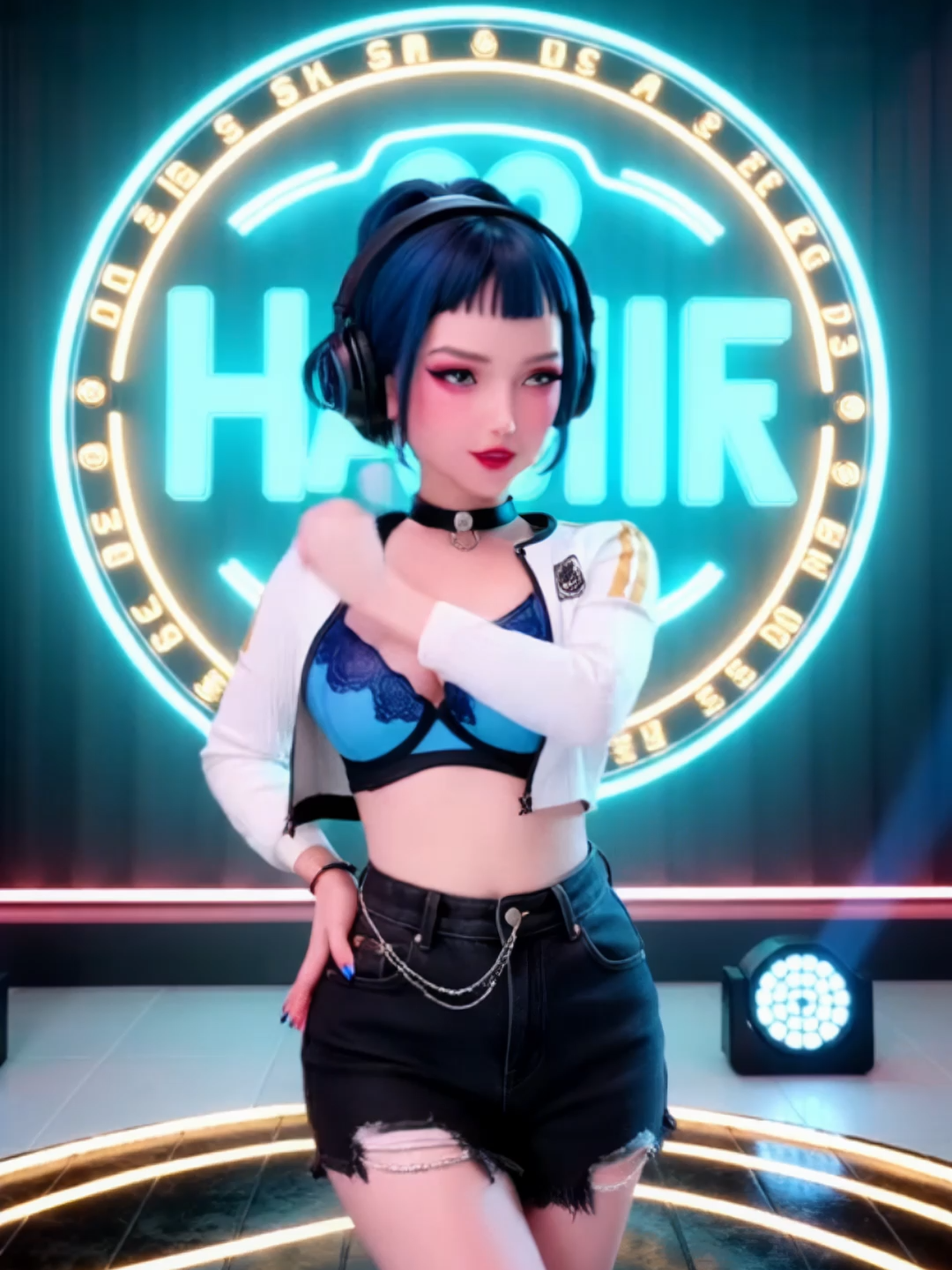 Zoey 🎤😈 (K-Pop Demon Hunters 🎶🗡️) #nekowai #Zoey #KPopDemonHunters #Webtoon #Kpop ✨