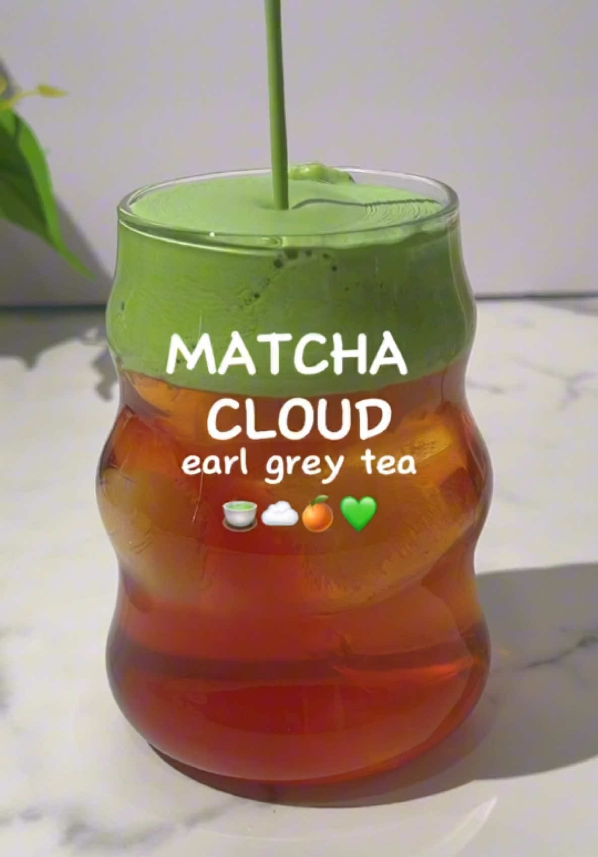 matcha cloud earl grey tea 🍵☁️🍊💚 Cloud ☁️: - 3 tbsp heavy whipping cream 🥛 - 2 tbsp milk 🥛 - 2 tsp vanilla syrup 🍯 - 1 tsp matcha powder @Rebel Bunny Matcha 💚 (use code SUMMER to get 15% off your order 😍) Earl Grey base 🍊🫖: - 1 earl grey tea bag - 120ml hot water 💧🔥 - 1–2 tsp sweetener of choice 🍯 Creamy matcha cloud floating over fragrant earl grey tea — floral, earthy, and lightly sweet ✨💭 The perfect balance of cozy and refreshing 🍵☁️ Save this recipe for your next tea break 🌿💚 #matcha #earlgrey #cloudtea #homecafe #fyp 