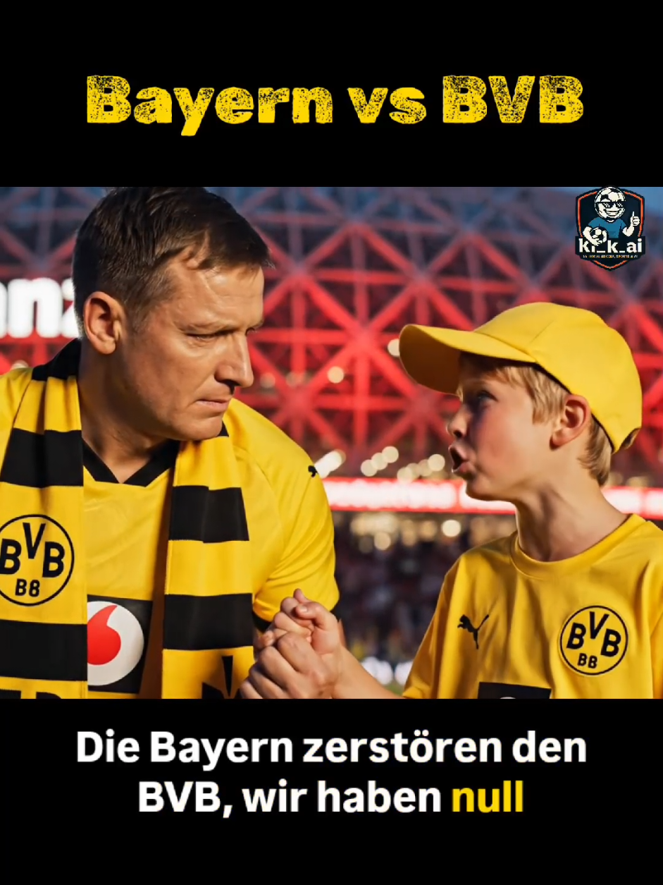 Das Kind denkt realistisch  #lustig #bundesliga #bayern #bvb #kind 