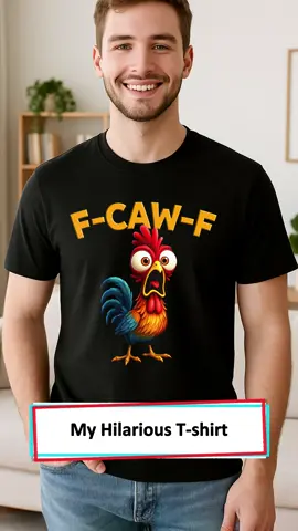 Add some laughs to your wardrobe with this personalized chicken T-shirt 🐔 #wanderprints #personalized #gifts #giftsforhim #chickenlovers