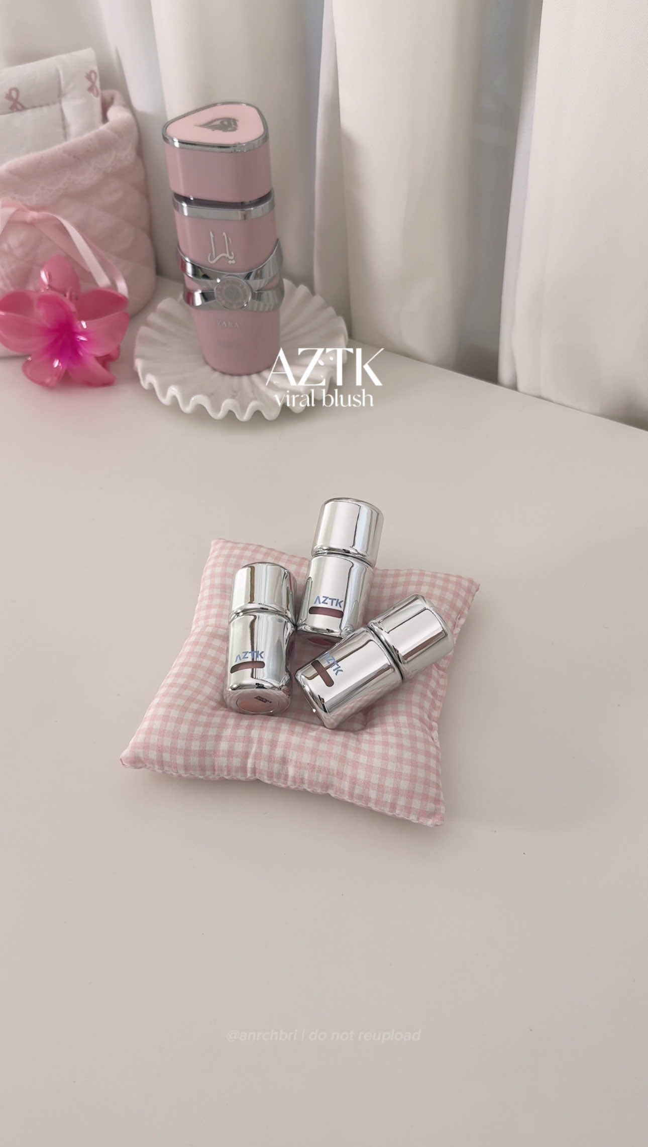 you NEED this in your makeup bag 🌷✨ #aztk #liquidblush #makeup #musthave #pinkblush  