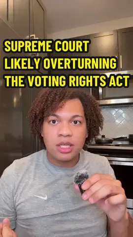 I can’t even believe this is actually happening. The Supreme Court may set us back 60 years. #votingrightsact #voting #votingrights #scotus #supremecourt 