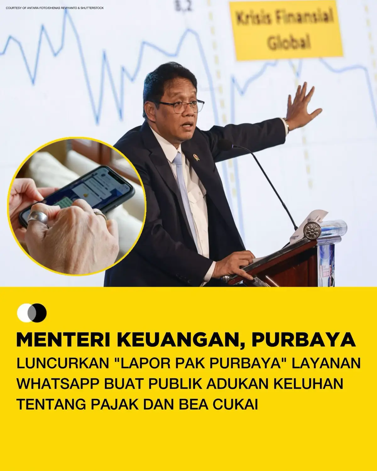 Menkeu Purbaya Yudhi Sadewa resmi buka hotline WhatsApp buat masyarakat yang mau laporin oknum pajak & bea cukai nakal 😬 Langkah ini muncul setelah Menteri Koperasi & UKM, Maman Abdurrahman, curhat soal oknum bea cukai yang diduga biarin barang ilegal lolos dan rugiin pelaku usaha kecil. Laporan bisa langsung kirim ke 082240406600 lewat WhatsApp. Tapi pesan nggak bakal langsung dibalas, karena bakal diseleksi dulu sebelum ditindak. — #USSFeed 