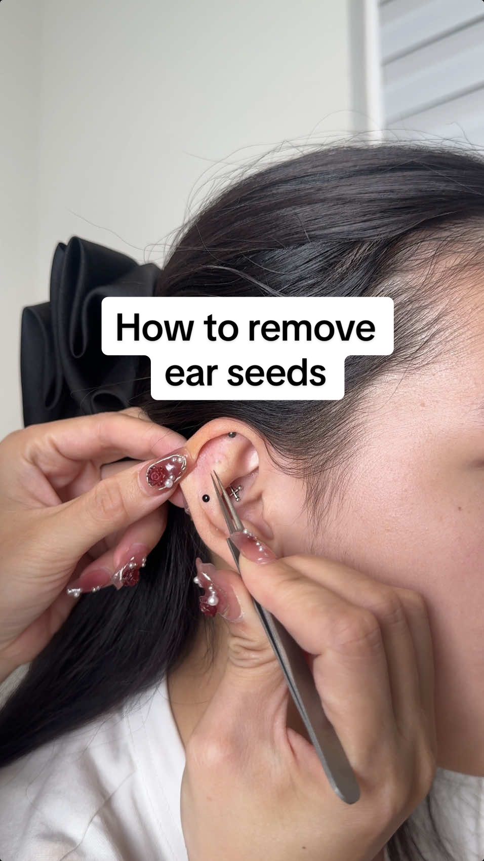 🎧 ASMR How to Remove Ear Seeds Step by Step 🌙 Gently peel off your ear seeds after 3–5 days and let your ears rest for a bit before reapplying. Using an alcohol wipe helps clean and relax your skin 💧✨ Perfect for anyone who loves ear seeds jewelry, relaxation rituals, or self-care moments 🪷 #ASMR #EarSeeds #EarSeedsJewelry #EarAcupressure #EarSeedsTutorial #RelaxingASMR #SelfCare #Acupressure #EarMassage #HealingVibes #RelaxWithMe #HolisticHealth #WellnessRoutine #EarSeedsRemoval #HowToRemoveEarSeeds #ClipOnEarrings #NoPiercingEarrings #CalmingSounds #StressRelief #TiktokShopFinds #LuluPopEarSeeds #EarSeedsBeauty #healingjewelry 