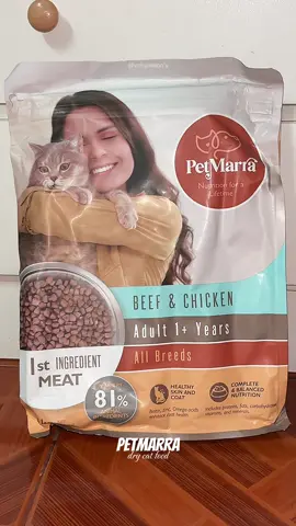 my cats love this wet dry cat food for adults from @PetMarra  💕 complete details na din sya kaya if you wanna try, nasa yellow basket lang 🫶🏻 #petmarra #petmarracatfood #drycatfood #petslover #fyp 