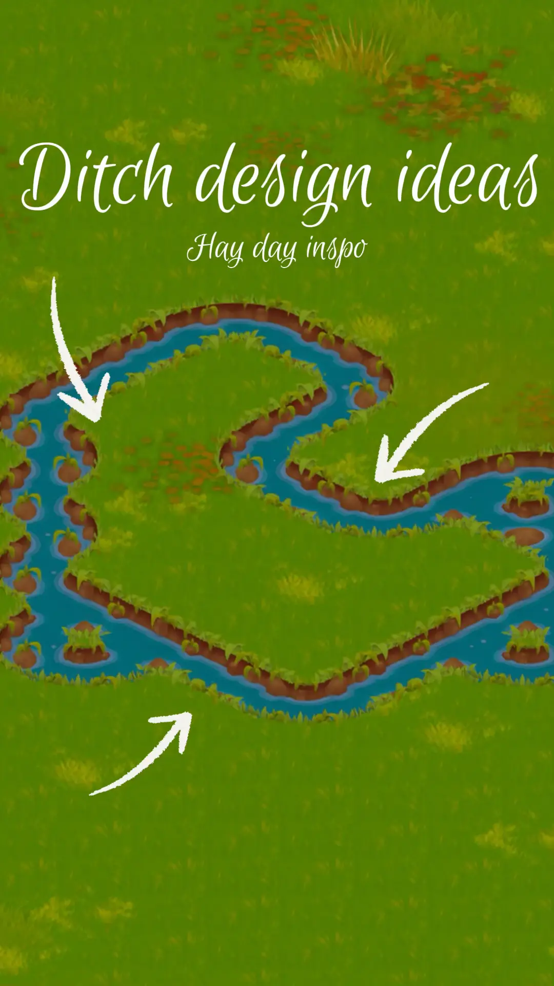 3 ways to use your ditch❤️ #foryoupage #fyp #hayday #inspiration #designideas 