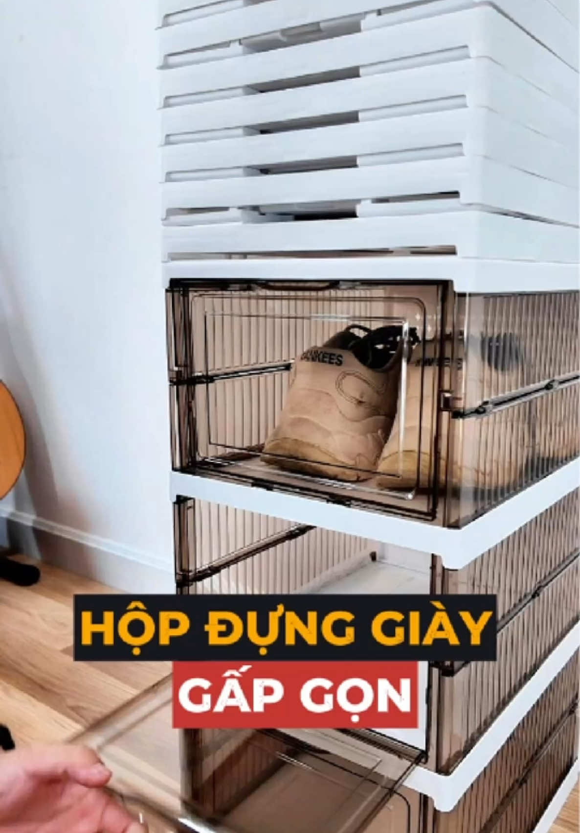 Hộp Đựng Giày Gấp Gọn này tiện lắm mọi người #tiếnmò #tienmo #hopdunggiay #hopdunggiaycaocap #hopdunggiaydep @HPicks VN  @Tiến Mò  @Tiến Mò  @Tiến Mò 