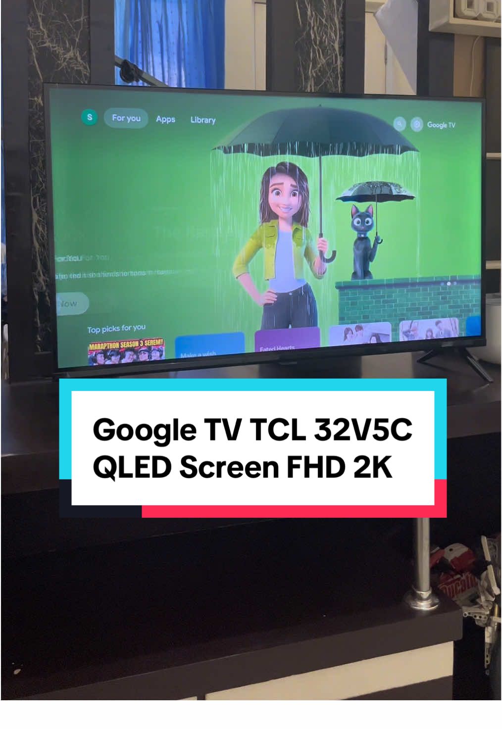 Ganti tv di rumah lu pake Google TV TCL 32V5C ini cuy, berasa punya bioskop dalem rumah, beuuhh sedaapp. #tcl #tv #tvled #googletv #smarttv 