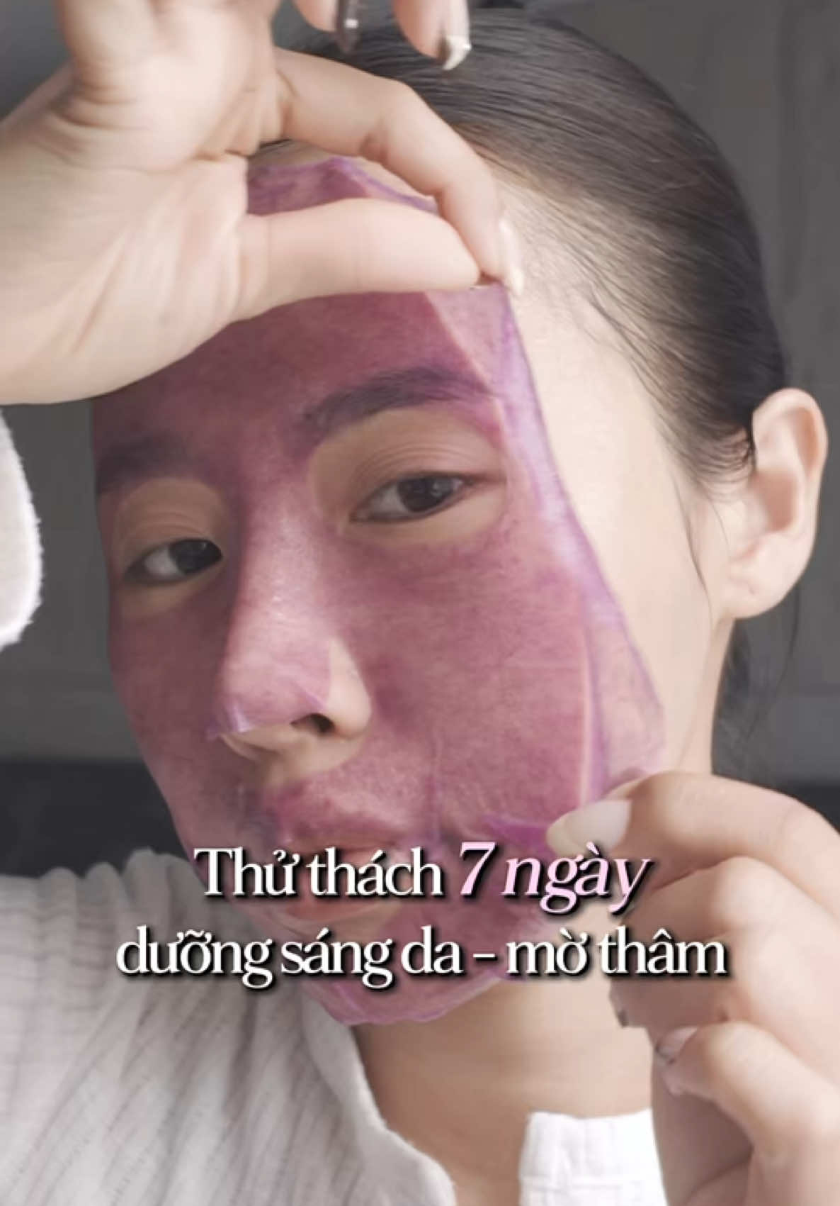 Mặt nạ hành tím rầm rộ quá nay mới thử nè  #matnahanhtim #keyshu #tinhtuyxuachamdanay #matna 