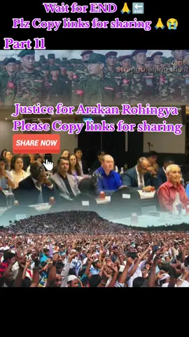 1M View's Justice for Rohingya....Rohingya Refugees Face Foliced Return to Genocide in Myanmar Cox's Bazar, Bangladesh- A group of Rohingya refugees, who narrowly escaped the brutalities of a second wave of genocide in Myanmar's Rakhine State, are now facing the threat of being forcibly sent back by the Bangladesh Border Force. Despite fleeing the violence orchestrated by the Arakan Army and Myanmar military, these refugees find themselves in a perilous situation as they are being detained and threatened with repatriation to the very region where the genocide continues unabated. Eyewitnesses report that several Rohingya individuals have already been apprehended by the Bangladesh Border Force. The refugees, ......#RohingyaGenocide #rohingyarefugeesmalaysia #unfrezzmyaccount #justiceforrohingyarefugees #followersreelsfypシ゚viralシfypシ゚viralシ @﷽❦Arakan❦Rohingya❦➴🕊️﷽ @AlOmGiR🇧🇩🇲🇾🇵🇸 @Noor 4447 