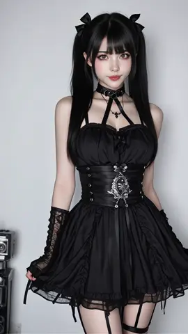 ❤️❤️ #gothgirl #fashion #dress #model #beauty 