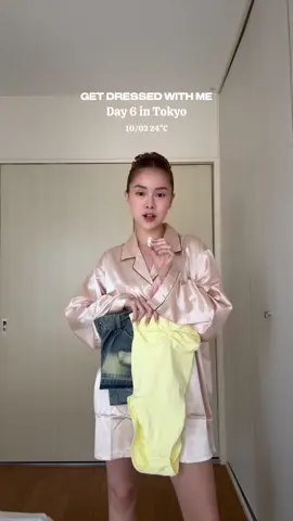Day 6 in Tokyo! Get dressed with meee hehe fav fit <3 #tokyo #japanoutfit #getdressedwithme #japansummer 