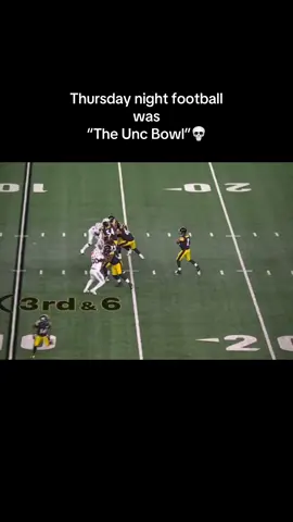Thursday night football was the Unc Bowl💀 #nfl #nflmemes #thursdaynightfootball #steelers #sports 