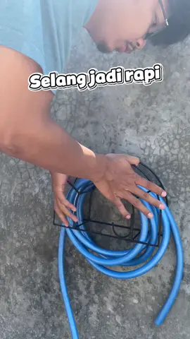 Selang jadi rapi pakai gantungan selang ini #gantungan #selangair #gantunganselang 