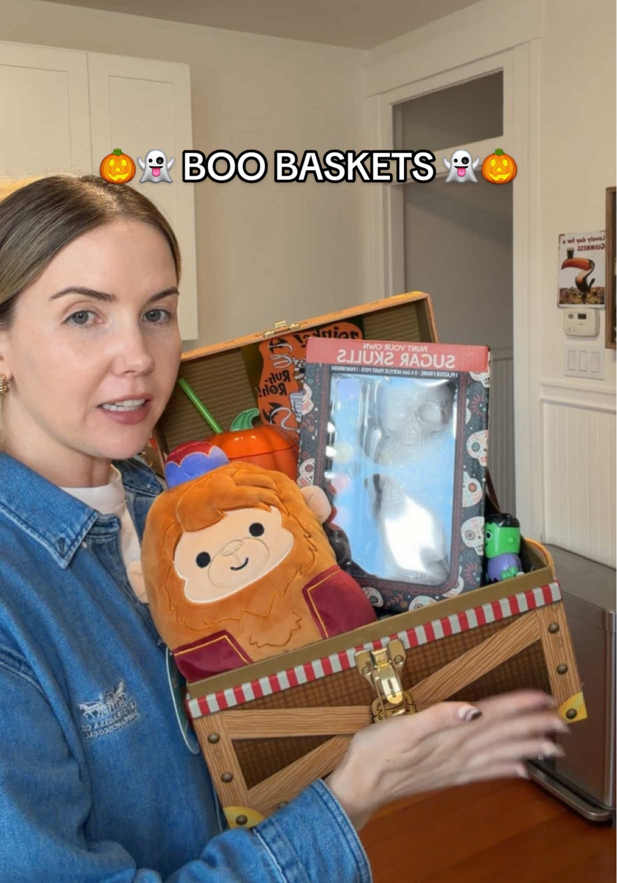 Going to see if I can find a Halloween books or coloring pad too #boobasket #halloween #pumpkin 